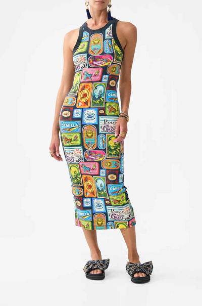 Camilla - Sal Do Mar Jersey Tank Dress