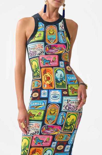 Camilla - Sal Do Mar Jersey Tank Dress
