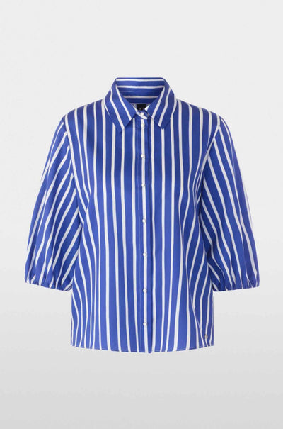 Marc Cain - Summer Flash Striped Cotton Shirt Blouse