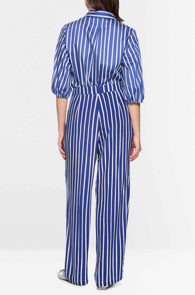 Marc Cain - Summer Flash Wasco Trousers w/ Striped Pattern