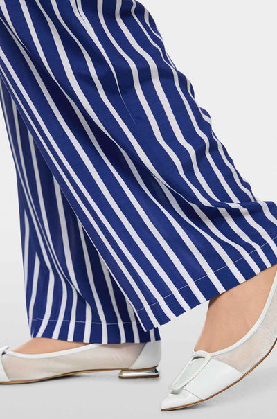 Marc Cain - Summer Flash Wasco Trousers w/ Striped Pattern