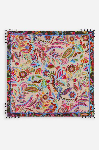 Johnny Was - Silk Scarf in Silvana