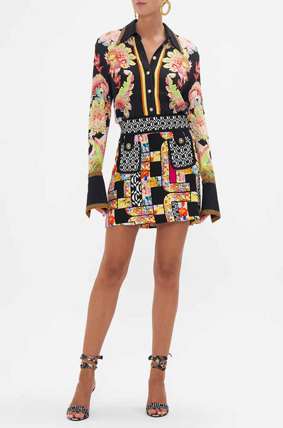 Camilla - Signora Milano Mod Pocket Mini Skirt