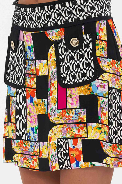 Camilla - Signora Milano Mod Pocket Mini Skirt