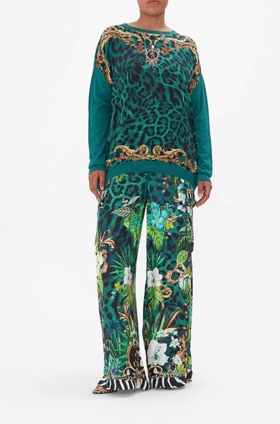 Camilla - Sing My Song Long Sleeve Jumper w/ Print Front
