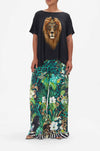 Camilla - Sing My Song Loose Fit Round Neck Tee - Black
