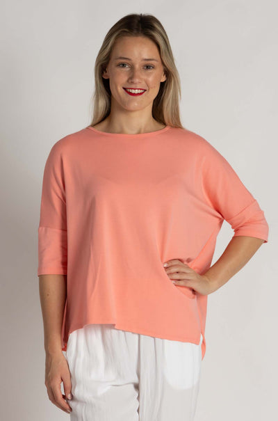 Mela Purdie - SS Geo Top in Coral