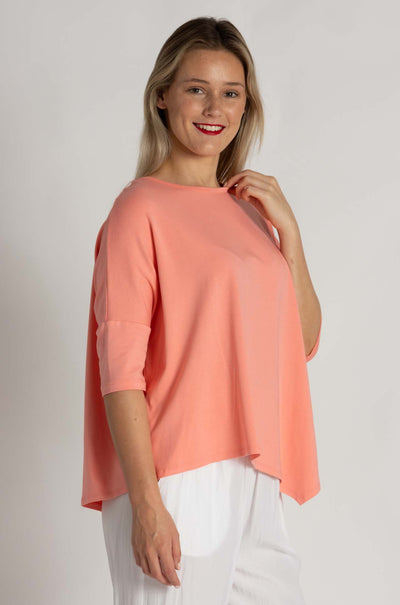 Mela Purdie - SS Geo Top in Coral