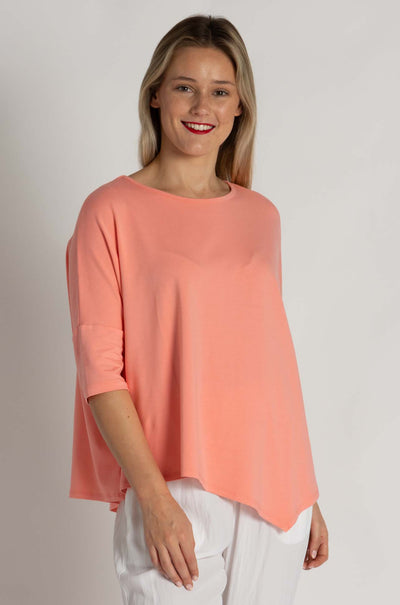 Mela Purdie - SS Geo Top in Coral