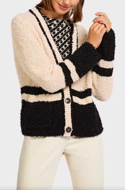 Marc Cain - Stripe Knit Cardigan