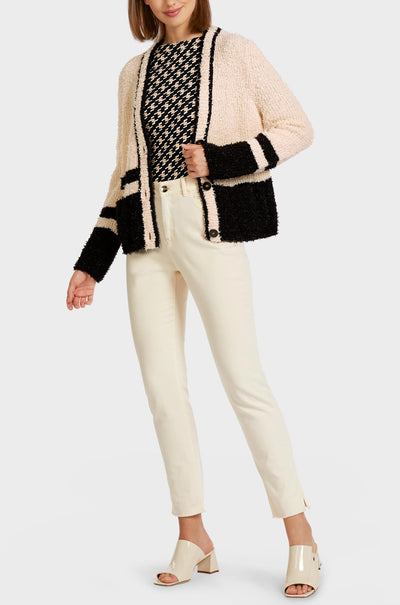 Marc Cain - Stripe Knit Cardigan