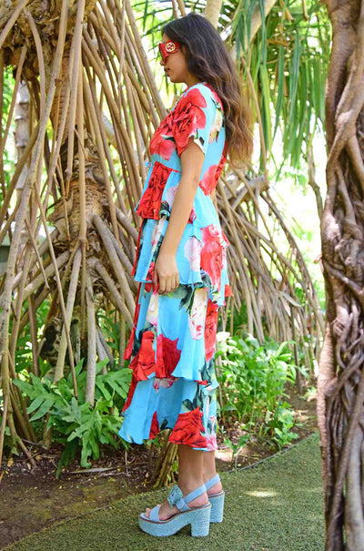 Trelise Cooper - So The Story Rose Tier To My Flare Dress