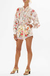 Camilla - Sew Yesterday Blouson Sleeve Blouse w/ Yoke & Pintucks