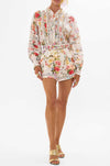 Camilla - Sew Yesterday Blouson Sleeve Blouse w/ Yoke & Pintucks