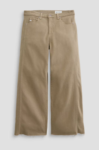 AG Jeans - Saige Wide Leg Crop Jean in Dusty Sage