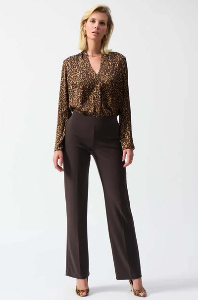 Joseph Ribkoff - Satin Animal Print Top