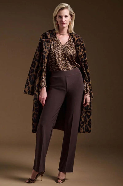 Joseph Ribkoff - Satin Animal Print Top