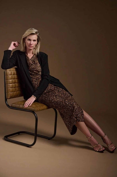 Joseph Ribkoff - Satin Sleeveless Animal Print Top
