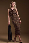 Joseph Ribkoff - Satin Sleeveless Animal Print Top