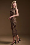 Joseph Ribkoff - Satin Sleeveless Animal Print Top