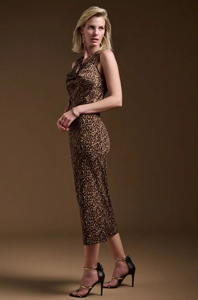 Joseph Ribkoff - Satin Sleeveless Animal Print Top
