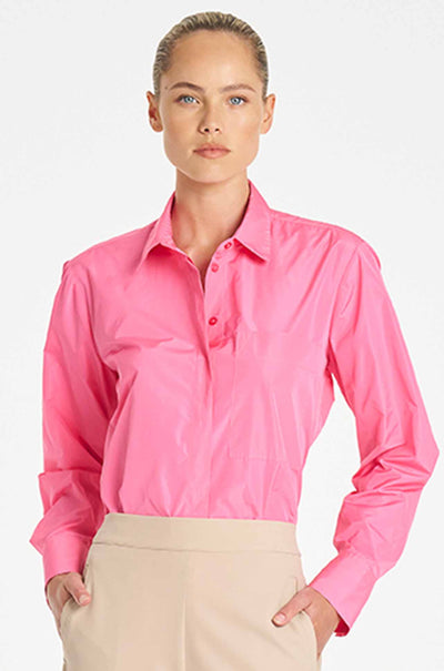 Mela Purdie - Saville Shirt in Italian Taffeta