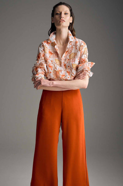 Mela Purdie - Saville Shirt in Herbarium Linen Voile
