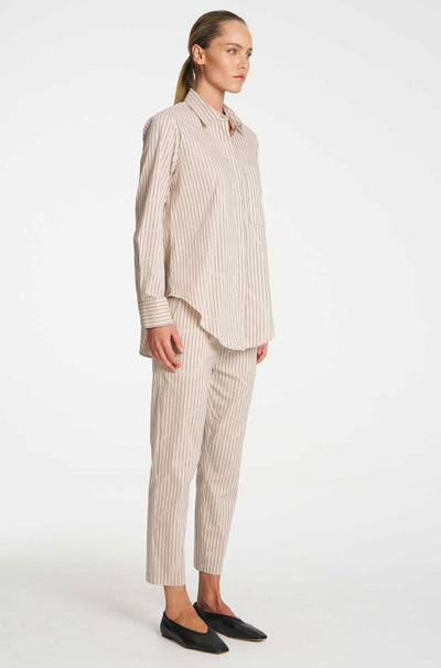 Mela Purdie - Nomad Pant in Pin Stripe Microprene