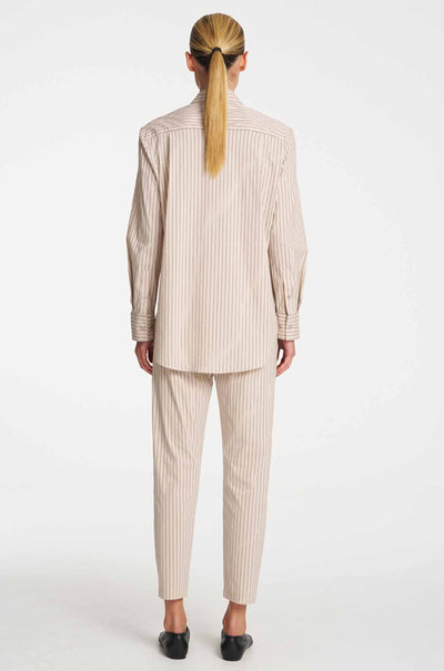 Mela Purdie - Nomad Pant in Pin Stripe Microprene