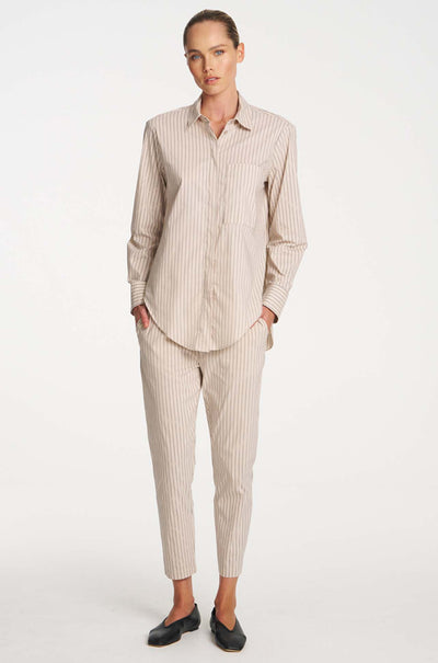 Mela Purdie - Nomad Pant in Pin Stripe Microprene