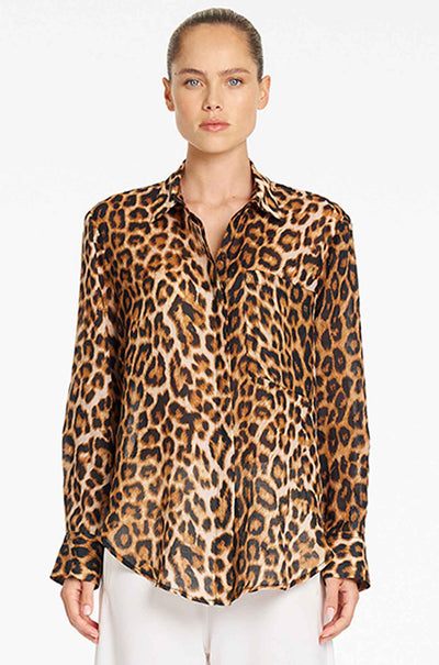 Mela Purdie - Saville Shirt in Wildcat Linen Voile