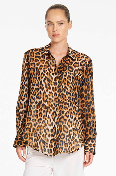 Mela Purdie - Saville Shirt in Wildcat Linen Voile