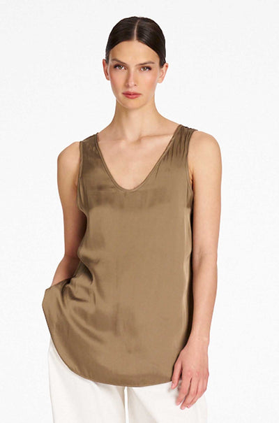 Signature Mela Purdie - Scoop Tank in Charmeuse