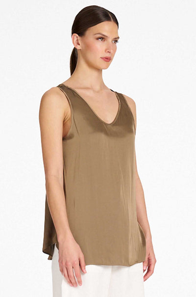 Signature Mela Purdie - Scoop Tank in Charmeuse