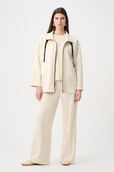 Joseph Ribkoff - Scuba Jersey Funnel-Neck Boxy Jacket