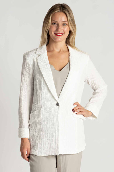 Joseph Ribkoff - Seersucker Straight Blazer