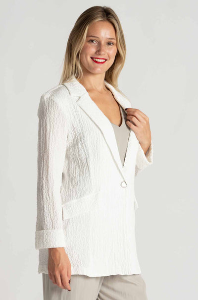 Joseph Ribkoff - Seersucker Straight Blazer