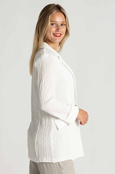 Joseph Ribkoff - Seersucker Straight Blazer