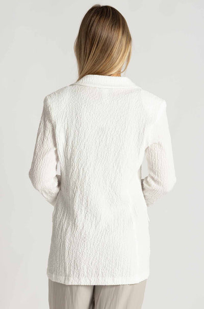 Joseph Ribkoff - Seersucker Straight Blazer