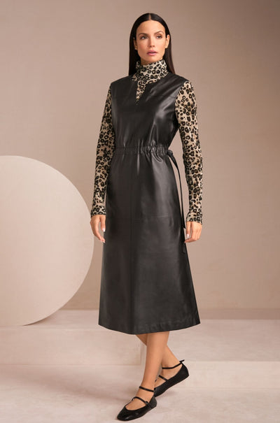 Marc Cain - Semi-Transparent Leopard Print Top
