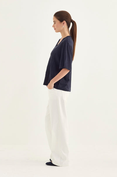 Verge - Shelby Top in Ink