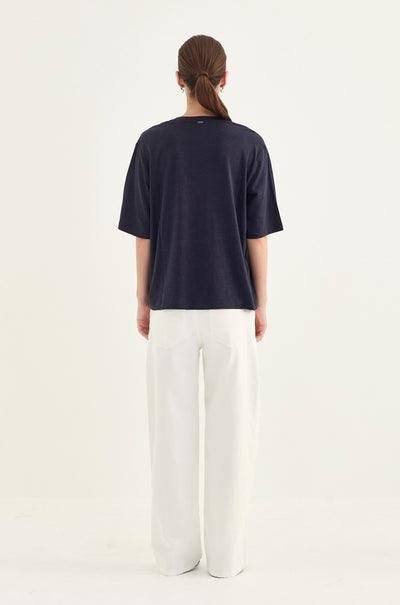 Verge - Shelby Top in Ink