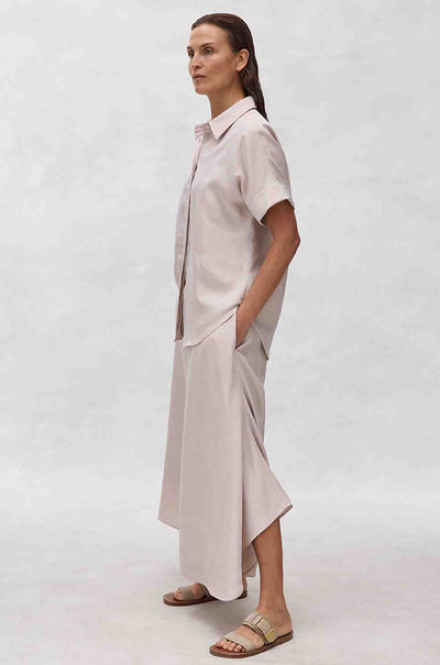 Mela Purdie - Shell Shirt in Gross-Grain