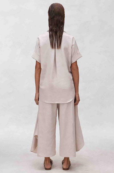 Mela Purdie - Shell Shirt in Gross-Grain