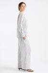 Mela Purdie - Pace Pant in Trio Stripe Print Linen