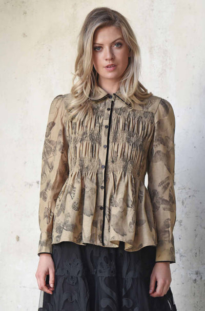 Trelise Cooper - Dance Like A Butterfly Shirred Vision Shirt