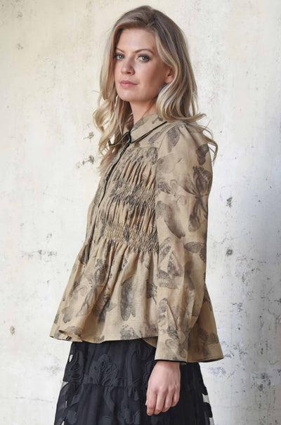 Trelise Cooper - Dance Like A Butterfly Shirred Vision Shirt