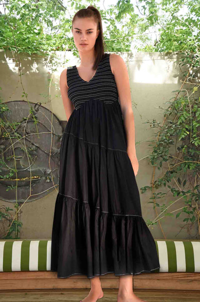 Cooper - Ready To Shirr Things Up Shirring Is Caring Dress
