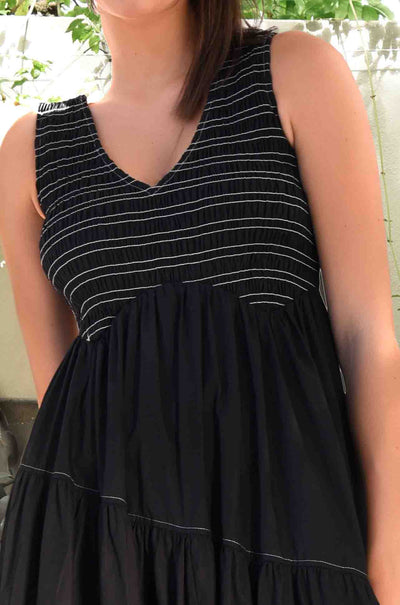 Cooper - Ready To Shirr Things Up Shirring Is Caring Dress