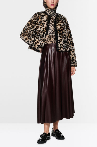 Marc Cain - Short Leopard Print Jacket